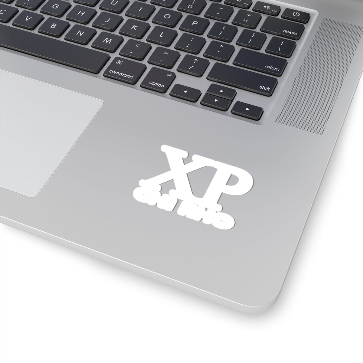 Chi Rho Sticker - White