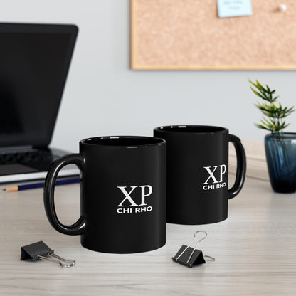 Chi Rho Mug - Black - 11oz