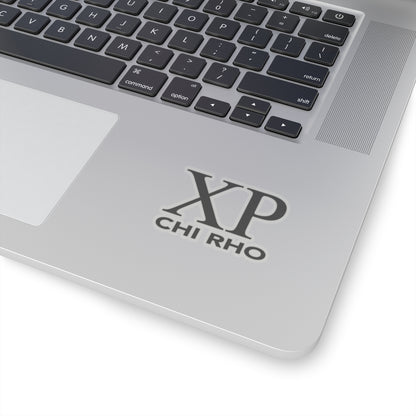 Chi Rho Sticker - Black