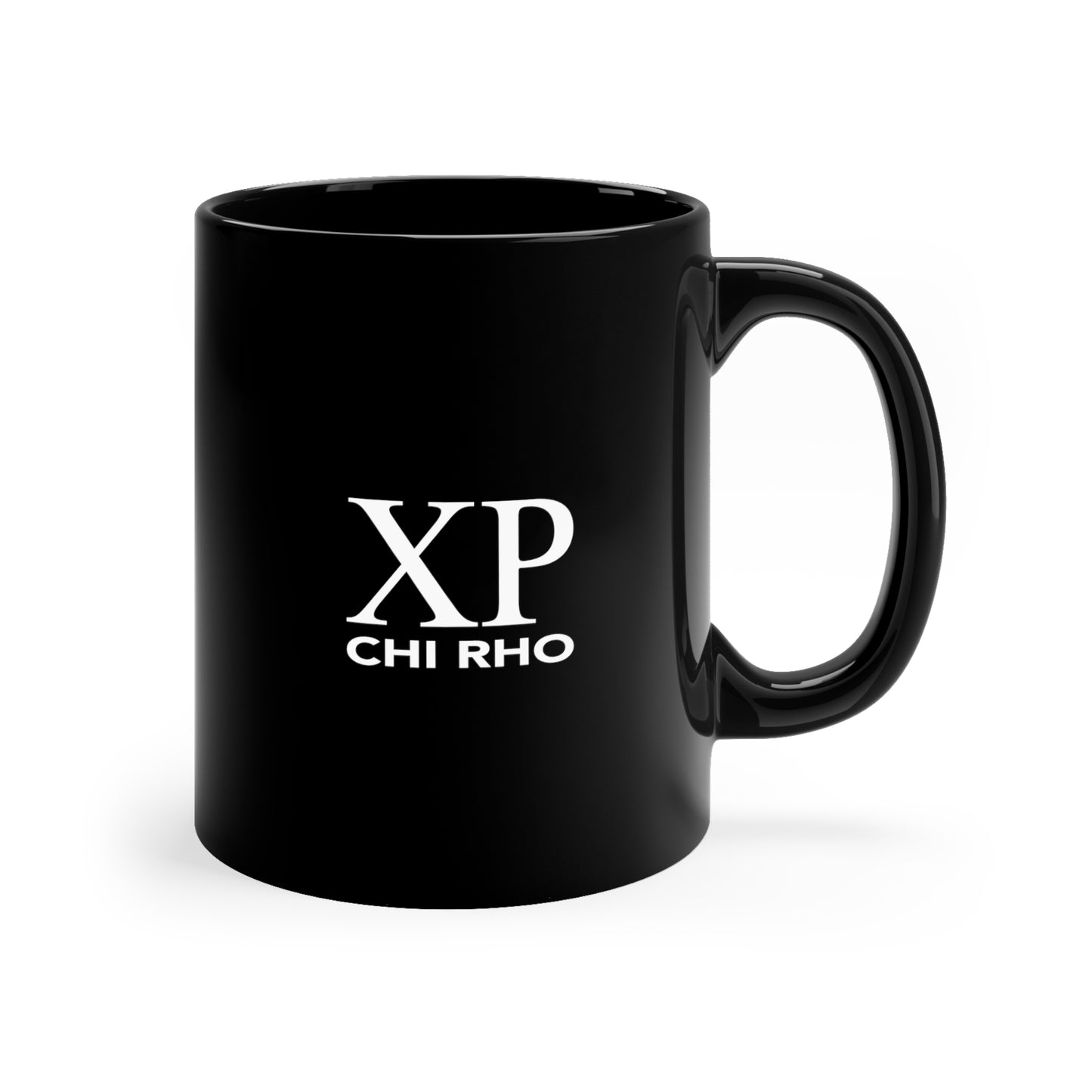 Chi Rho Mug - Black - 11oz