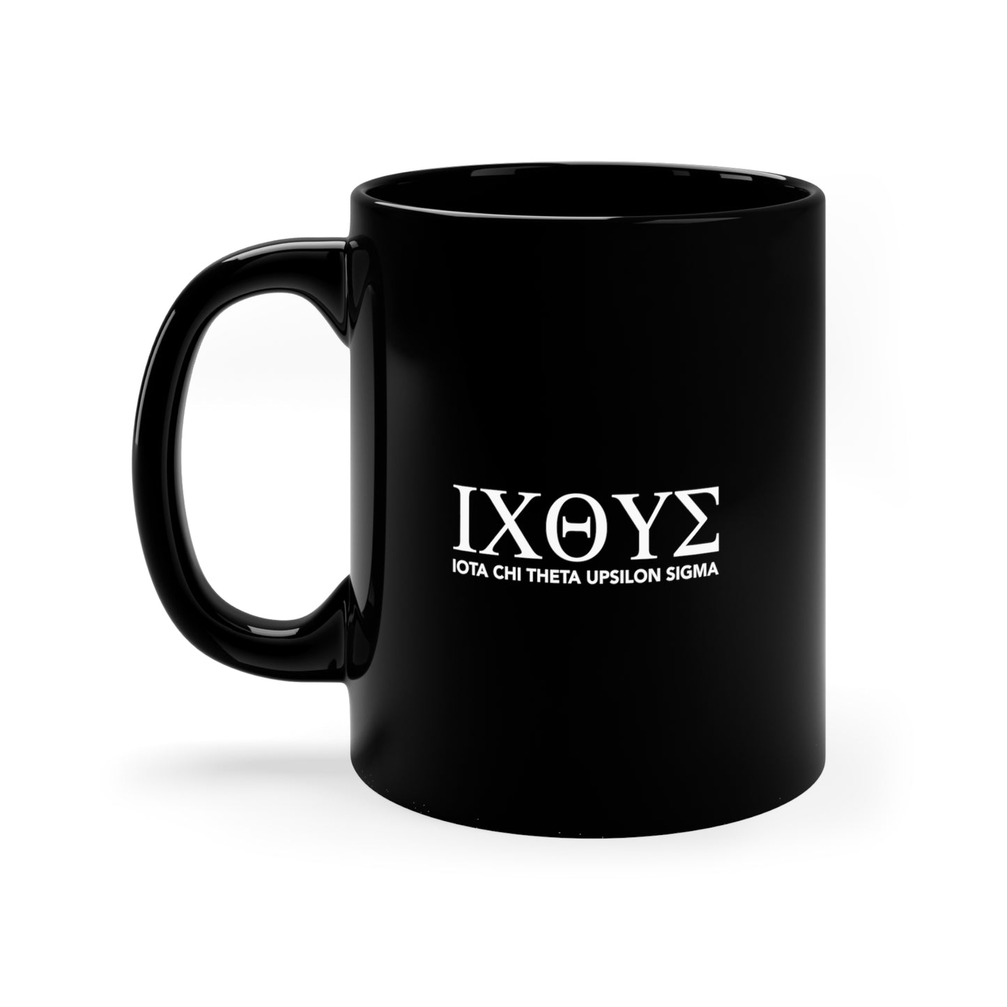 ICHTHYS Mug - Black - 11oz