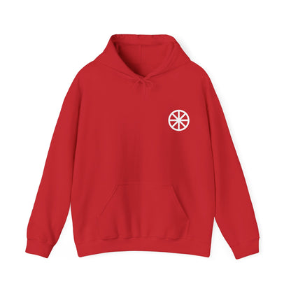 ICHTHYS Wheel Gildan Hooded Sweatshirt